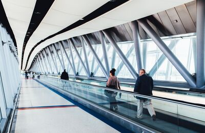 Flughafen von innen