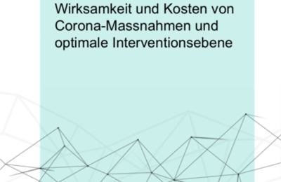 Cover of the study Effectiveness_and_Costs_Corona_measures