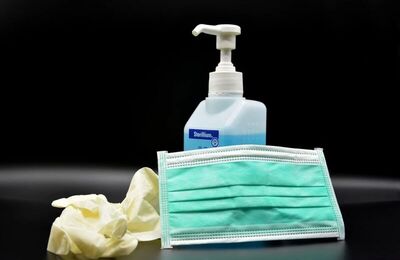 Disinfectant and mask