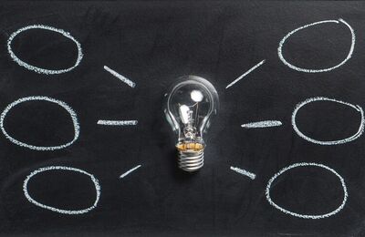 Light bulb that represents ideas